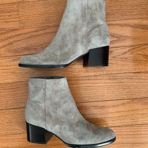 Sam Edelman Gray Suede Ankle Boots
